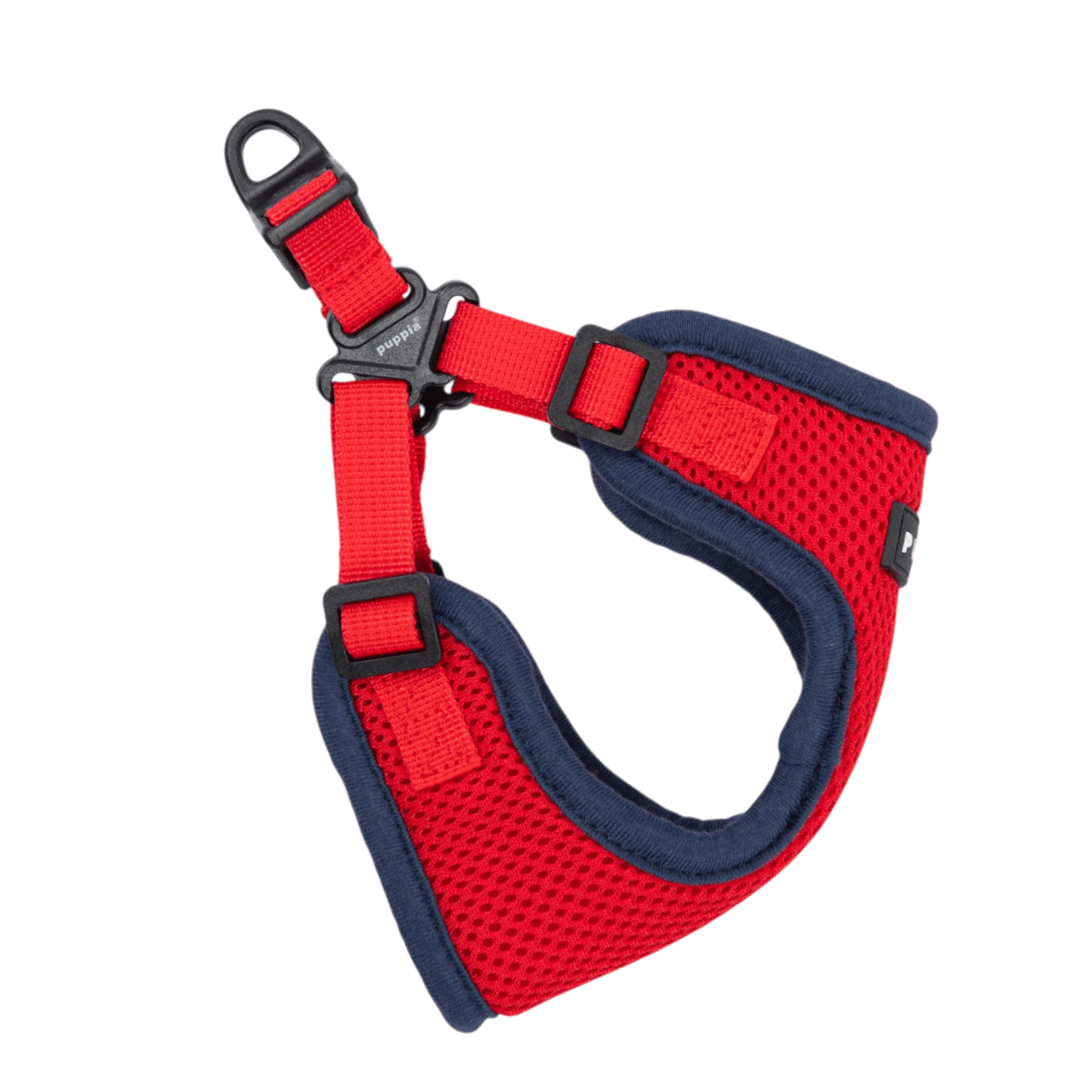 Puppia Soft Ez-Buckle Harness C - Red hondentuig > honden harnas > model C Small