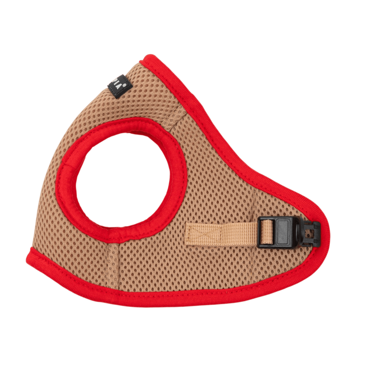 Puppia Soft Ez-Buckle Vest Harness B - Beige hondentuig > honden harnas > model B Small