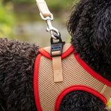 Puppia Soft Ez-Buckle Vest Harness B - Beige hondentuig > honden harnas > model B Small
