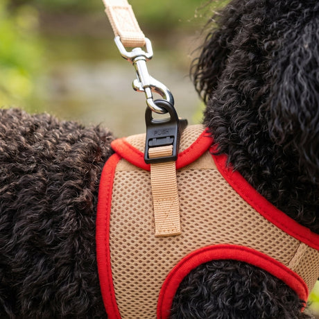 Puppia Soft Ez-Buckle Vest Harness B - Beige hondentuig > honden harnas > model B Small