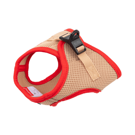 Puppia Soft Ez-Buckle Vest Harness B - Beige hondentuig > honden harnas > model B Small
