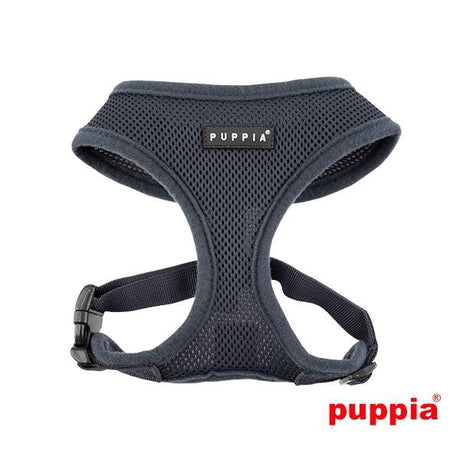 Puppia Soft Harness model A grey - Premium hondentuig > honden harnas from Puppia - Just €18.99! Shop now at Frenkiezdogshop