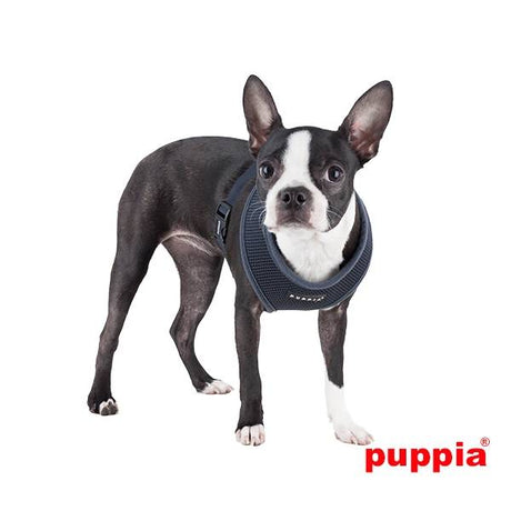 Puppia Soft Harness model A grey hondentuig > honden harnas > model A X - Small