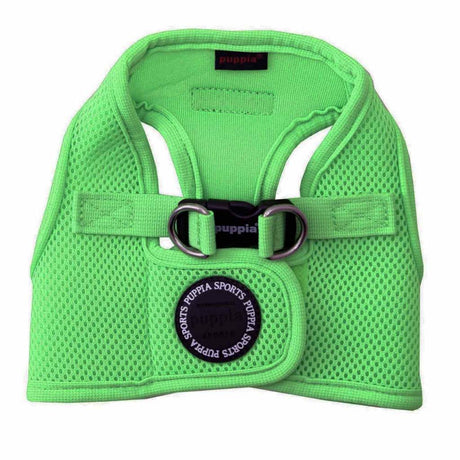 Puppia Soft Vest Harness model B green - Premium hondentuig > honden harnas from Puppia - Just €18.99! Shop now at Frenkiezdogshop