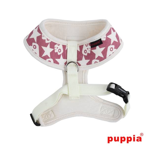 Puppia Sparrow Harness model A Wine ( SMALL & LARGE ) hondentuig > honden harnas Small