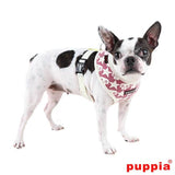 Puppia Sparrow Harness model A Wine ( SMALL & LARGE ) hondentuig > honden harnas Small