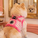 Puppia Stellar Vest Harness Model B - Pink hondentuig > honden harnas > model B Small