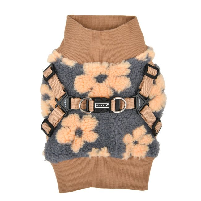 Puppia Sweater Harness J Ren Beige hondentuig > honden harnas > overige modellen Small