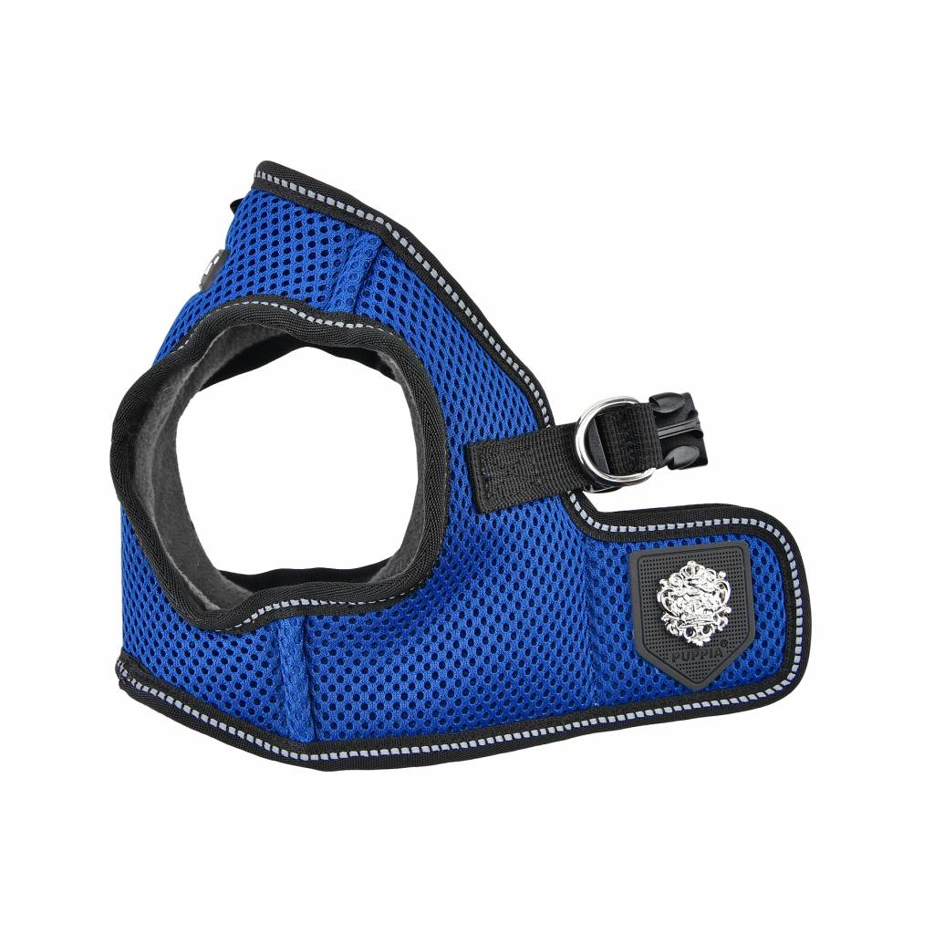 Puppia Thermal Vest Soft Harness model B Royal Blue - Premium hondentuig > honden harnas from Puppia - Just €37.99! Shop now at Frenkiezdogshop