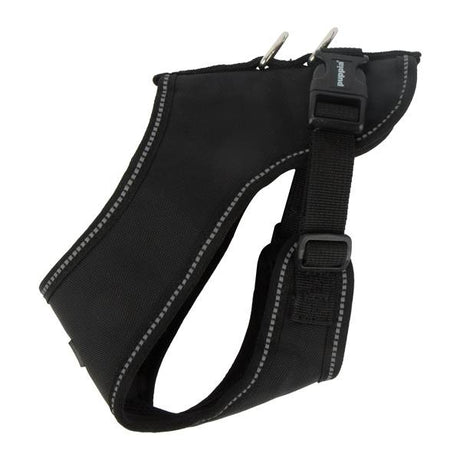 Puppia Trek Harness model E Black hondentuig > honden harnas > overige modellen Small