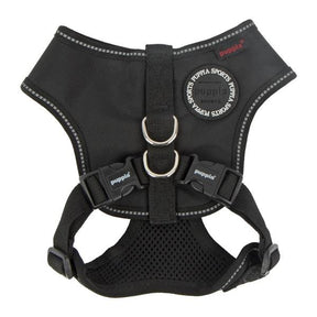 Puppia Trek Harness model E Black hondentuig > honden harnas > overige modellen Small