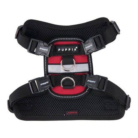 Puppia Trek Harness model F Red - Premium hondentuig > honden harnas from Puppia - Just €36.99! Shop now at Frenkiezdogshop