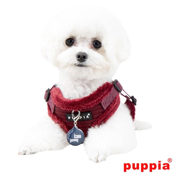 Puppia Troy Harness model C Wine hondentuig > honden harnas > model C Small