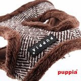 Puppia vest Harness B Witta Brown hondentuig > honden harnas > model B Small