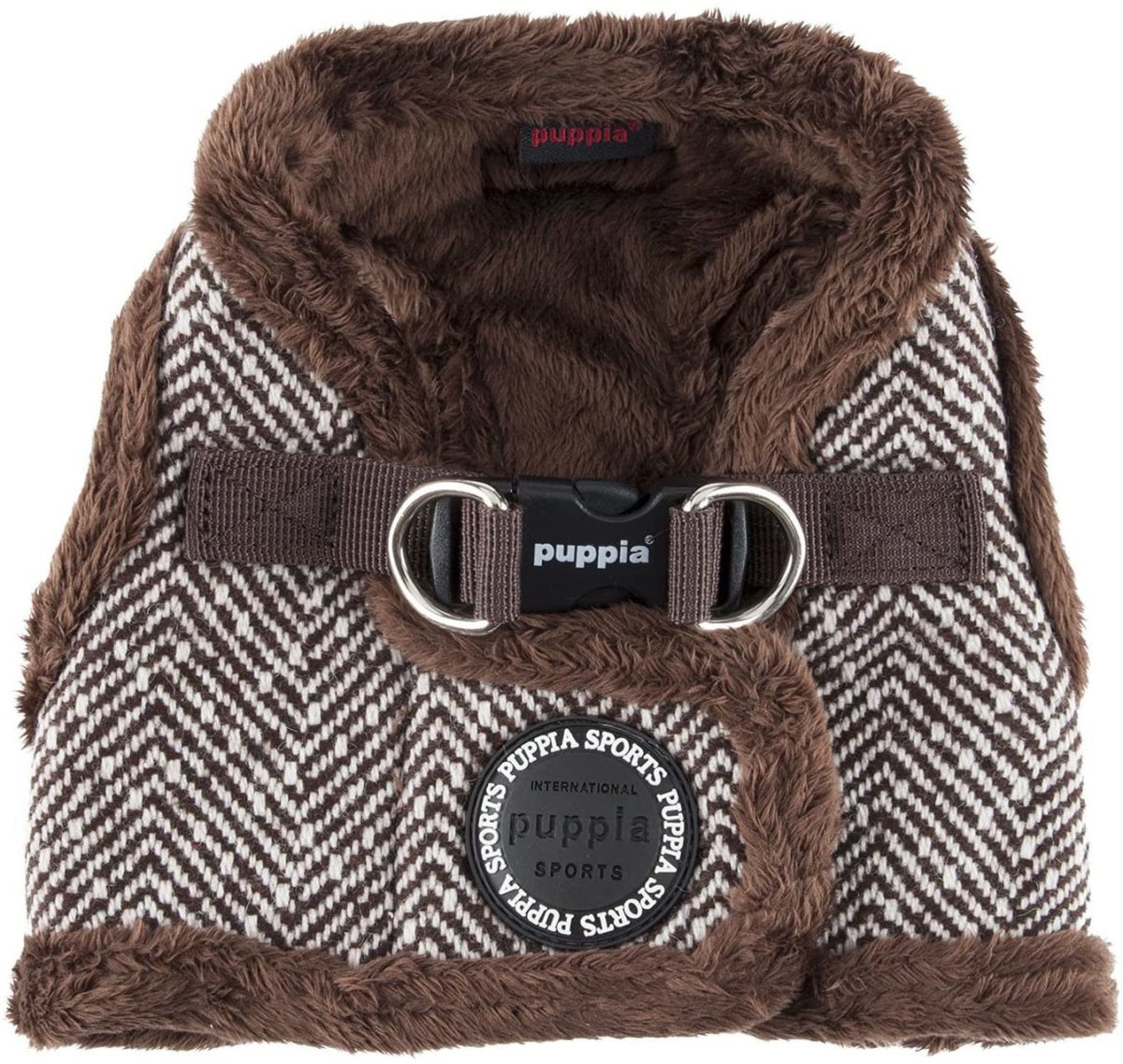 Puppia vest Harness B Witta Brown hondentuig > honden harnas > model B Small