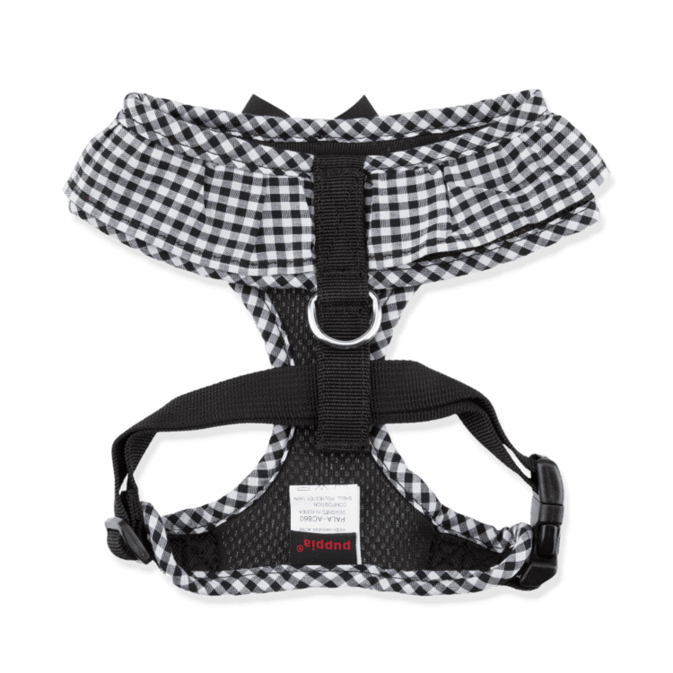 Puppia Vivien Hondentuig Model A Black – Lichtgewicht Harnasje voor Kleine Honden hondentuig > honden harnas > model A X - Small