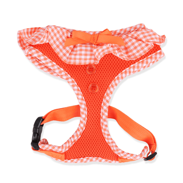 Puppia Vivien Hondentuig Model A Orange – Lichtgewicht Harnasje voor Kleine Honden hondentuig > honden harnas > model A X - Small