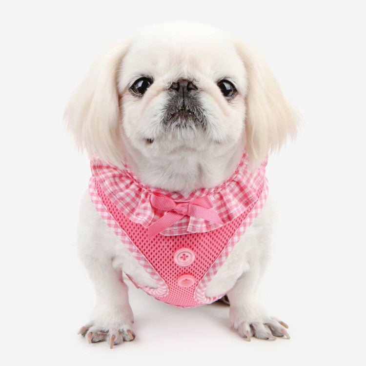 Puppia Vivien Hondentuig Model A Pink – Lichtgewicht Harnasje voor Kleine Honden hondentuig > honden harnas > model A X - Small