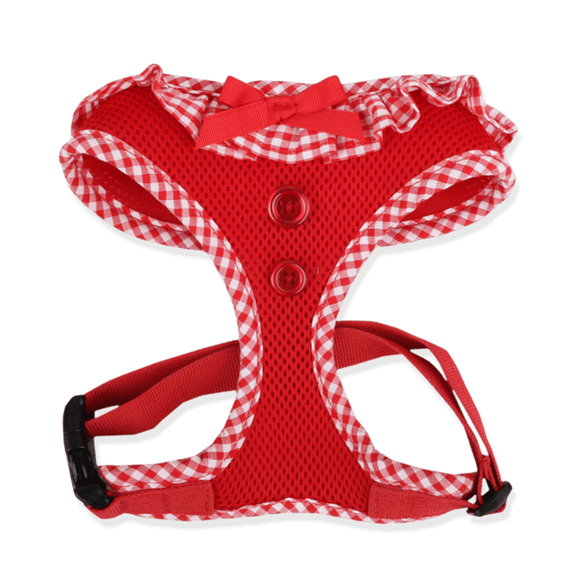 Puppia Vivien Hondentuig Model A Red – Lichtgewicht Harnasje voor Kleine Honden hondentuig > honden harnas > model A X - Small