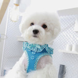 Puppia Vivien Hondentuig Model A Sky Blue – Lichtgewicht Harnasje voor Kleine Honden hondentuig > honden harnas > model A X - Small