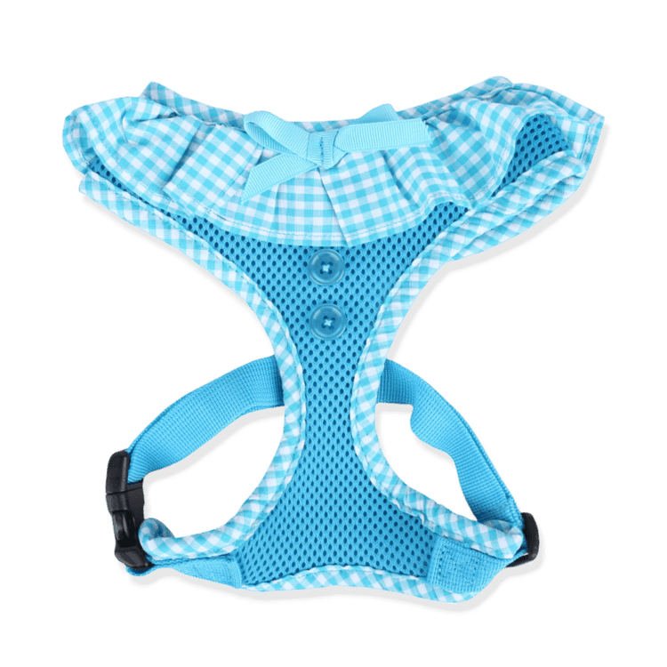 Puppia Vivien Hondentuig Model A Sky Blue – Lichtgewicht Harnasje voor Kleine Honden hondentuig > honden harnas > model A X - Small