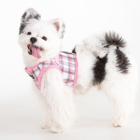 Puppia Windsor Vest Harness Model B Pink hondentuig > honden harnas > model B Small