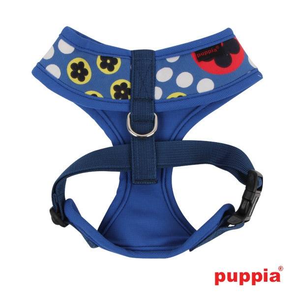 Puppia Blossom Harness model A Royal Blue ( XLARGE) - Premium hondentuig > honden harnas from Puppia - Just €17.99! Shop now at Frenkiezdogshop