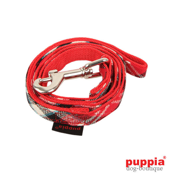 Puppia Uptown II riem Red - Premium hondenriem > hondenlijn from Puppia - Just €15.99! Shop now at Frenkiezdogshop