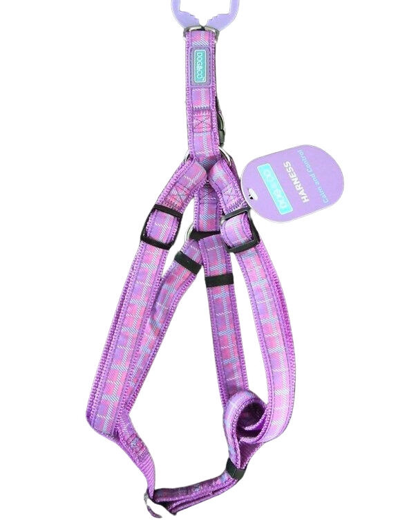 HemAndBoo Purple Tartan adjustable dog harness - Premium hondentuig > honden harnas from HemAndBoo - Just €11.99! Shop now at Frenkiezdogshop