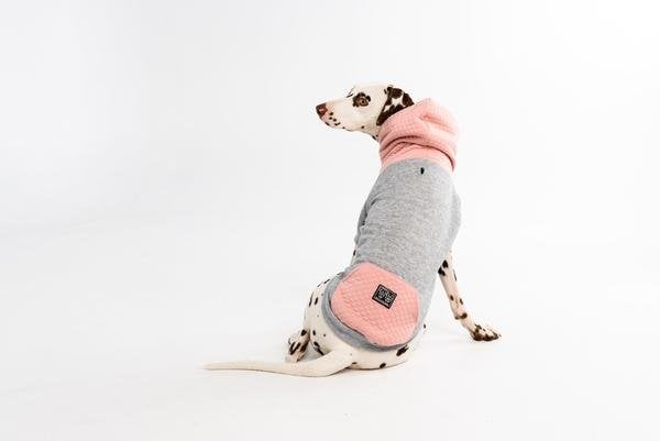 Big and Little Dogs hoody jumper Quilted Blush ( X small ) - Premium Hondenkleding > Hondentrui from Big and Little Dogs - Just €27.99! Shop now at Frenkiezdogshop