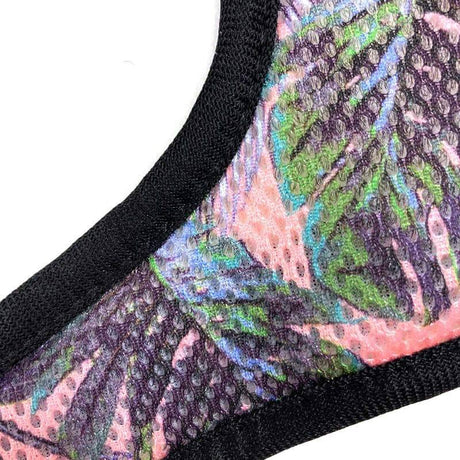 Frenkiez Reversible Harness Maki Flower hondentuig > honden harnas > model A X - Small