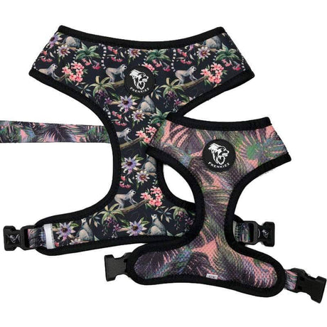 Frenkiez Reversible Harness Maki Flower - Premium hondentuig > honden harnas from Frenkiez - Just €12.99! Shop now at Frenkiezdogshop