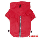 Puppia Base Jumper Regenjas Red - Premium Hondenkleding > hondenjas from Puppia - Just €41.99! Shop now at Frenkiezdogshop