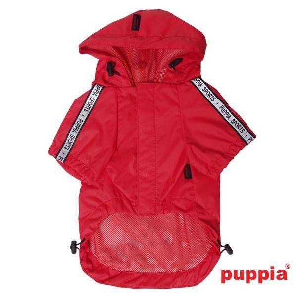 Puppia Base Jumper Regenjas Red - Premium Hondenkleding > hondenjas from Puppia - Just €41.99! Shop now at Frenkiezdogshop