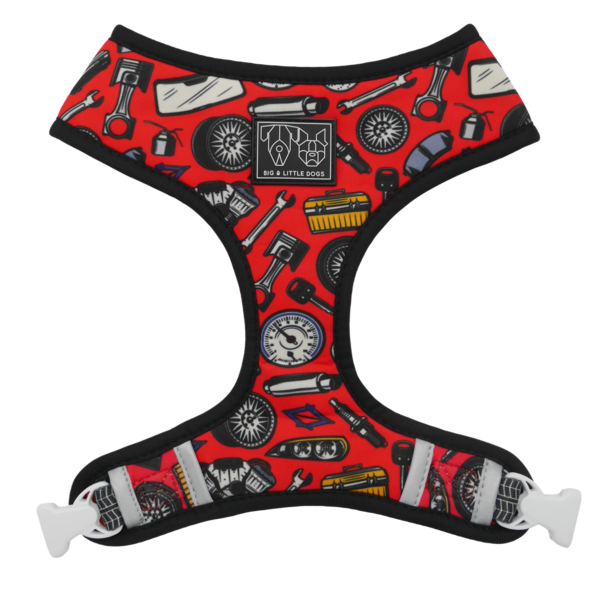 Big and Little Dogs Reversible Harness Need For Speed ( XS  ) - Premium hondentuig > honden harnas from Big and Little Dogs - Just €27.99! Shop now at Frenkiezdogshop