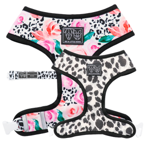 Big and Little Dogs Reversible Pretty as a Peony - Premium hondentuig > honden harnas from Big and Little Dogs - Just €10! Shop now at Frenkiezdogshop