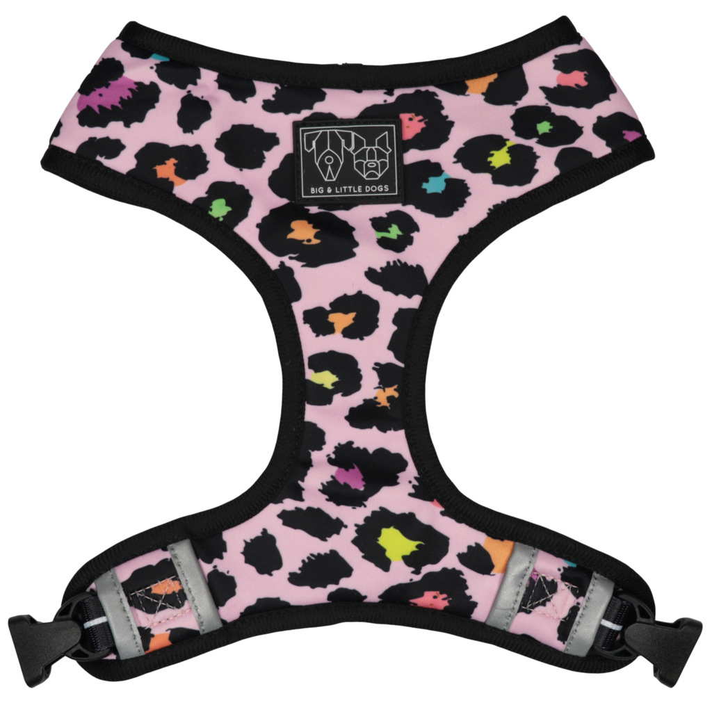 Big and Little Dogs Reversible Spotted Leopard - Premium hondentuig > honden harnas from Big and Little Dogs - Just €27.99! Shop now at Frenkiezdogshop