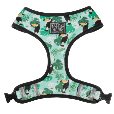 Big and Little Dogs Reversible Harness Toucan do it - Premium hondentuig > honden harnas from Big and Little Dogs - Just €28.99! Shop now at Frenkiezdogshop