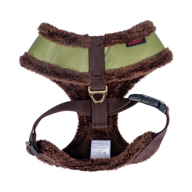 Puppia Wynter Harness model A Olive hondentuig > honden harnas > model A Small