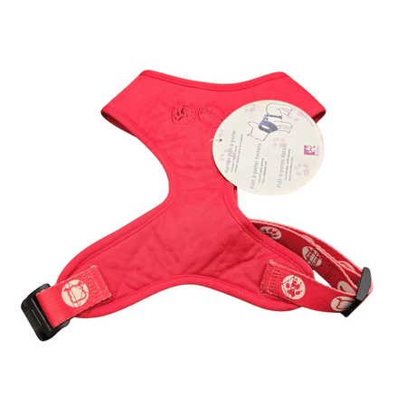 Bobby bones harness soft en lijn set Red Small & Large Tweedekans hondentuig > honden harnas > model A X - Small