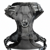 Frenkiez Teddy reflective Y tuig no pull dogharness Black