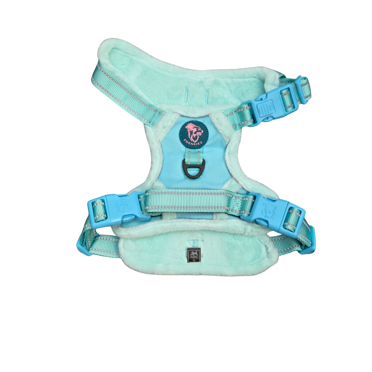 Frenkiez Teddy reflective Y tuig no pull dogharness Mint