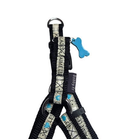 Bobby Yaimeles harness Grey tweedekans