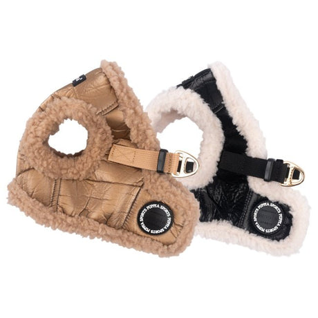 Puppia Winterstride Vest Harness B Black hondentuig > honden harnas > model B Small