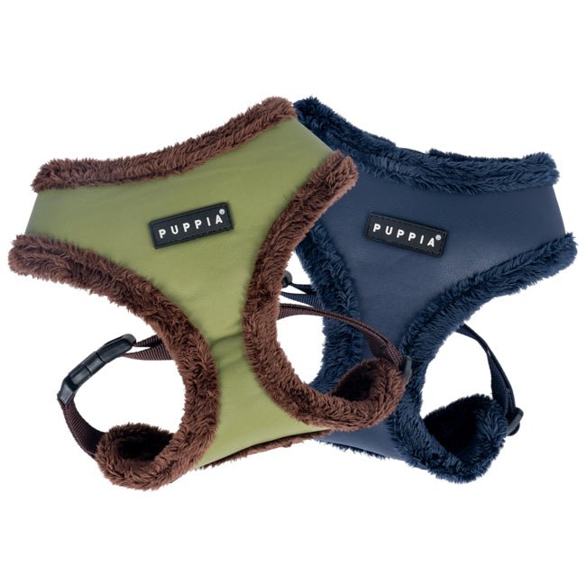 Puppia Wynter Harness model A Navy hondentuig > honden harnas > model A Small