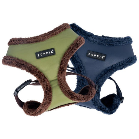 Puppia Wynter Harness model A Navy hondentuig > honden harnas > model A Small