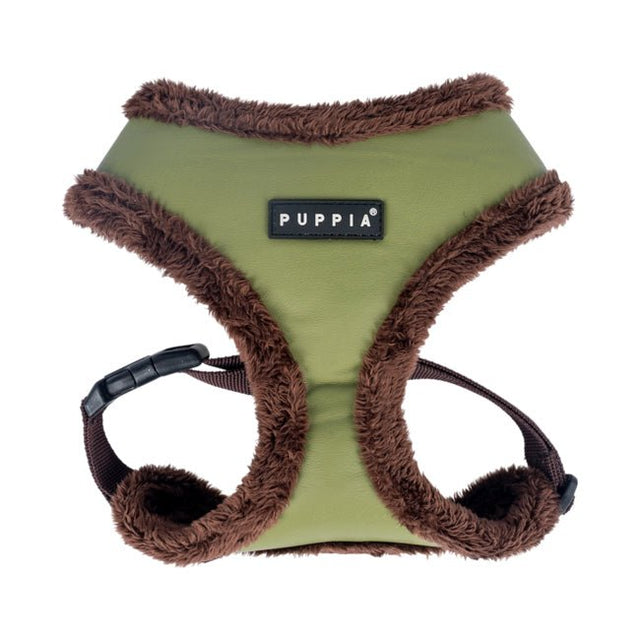 Puppia Wynter Harness model A Olive hondentuig > honden harnas > model A Small