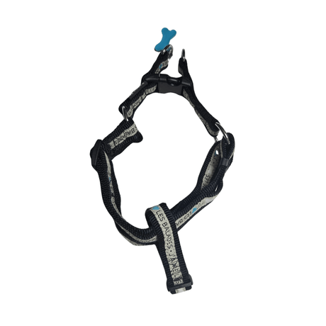 Bobby Yaimeles harness Grey tweedekans hondentuig > honden harnas > overige modellen X - Small