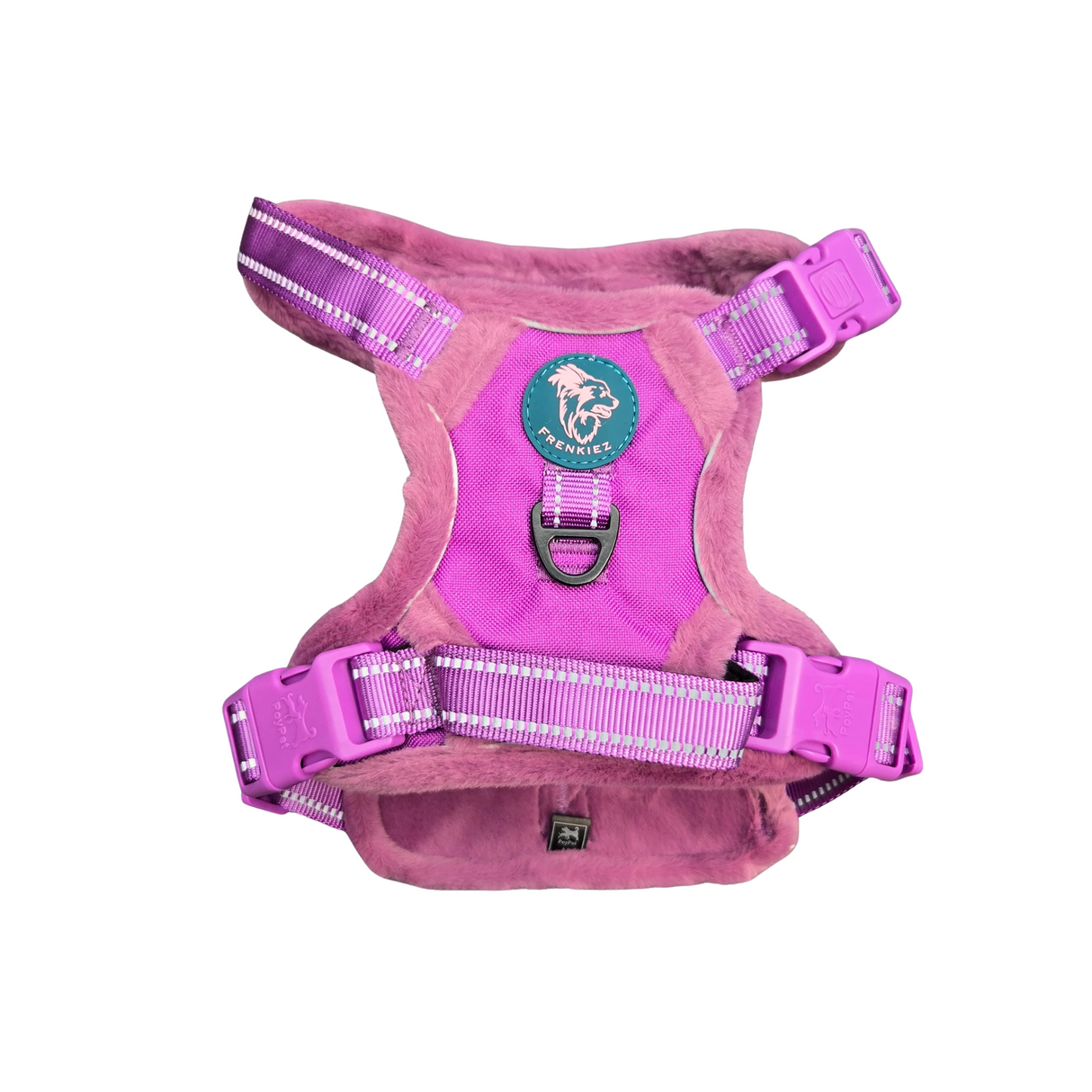 Frenkiez Teddy reflective Y tuig no pull dogharness Purple