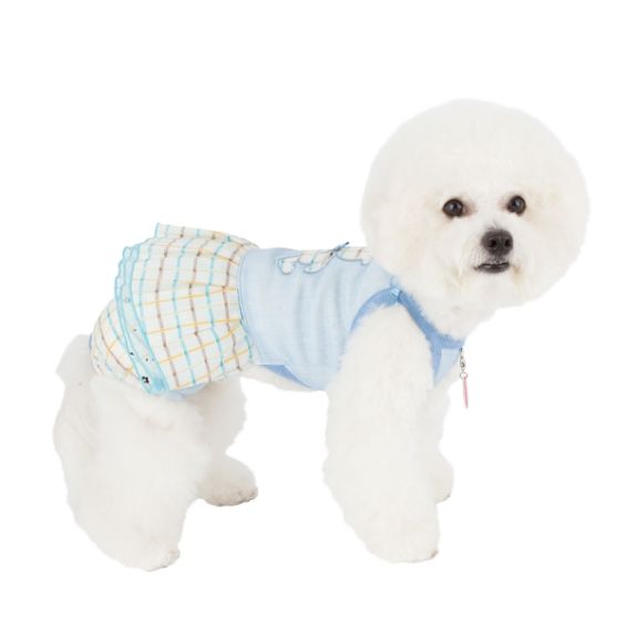 Puppia Tot sanitary panty sky blue - Premium Loopsheidbroekje > Periodebroekje from Puppia - Just €18.99! Shop now at Frenkiezdogshop